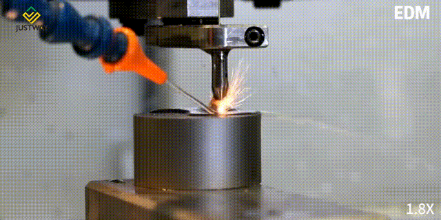 CNC Electrical Discharge Machining gif Video